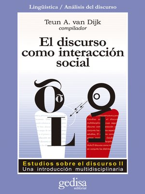 cover image of El discurso como interacción social